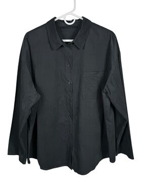 Elsa Esturgie Oversized Cotton Button Front Shirt, Size 40 (US 8)